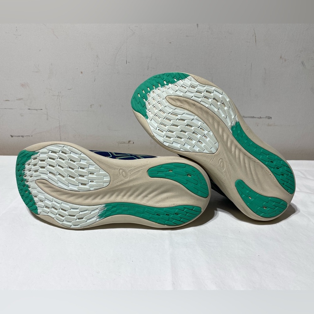 ASICS Womens Gel-Nimbus 26 Size 9 Blue Expanse Aurora Green 1012B601-400 - Picture 16 of 16
